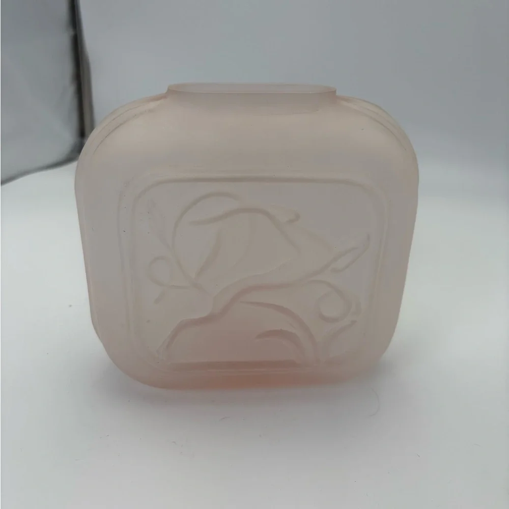 Vintage Balos Art Deco Vase with Frosted Glass in “Amethyst”